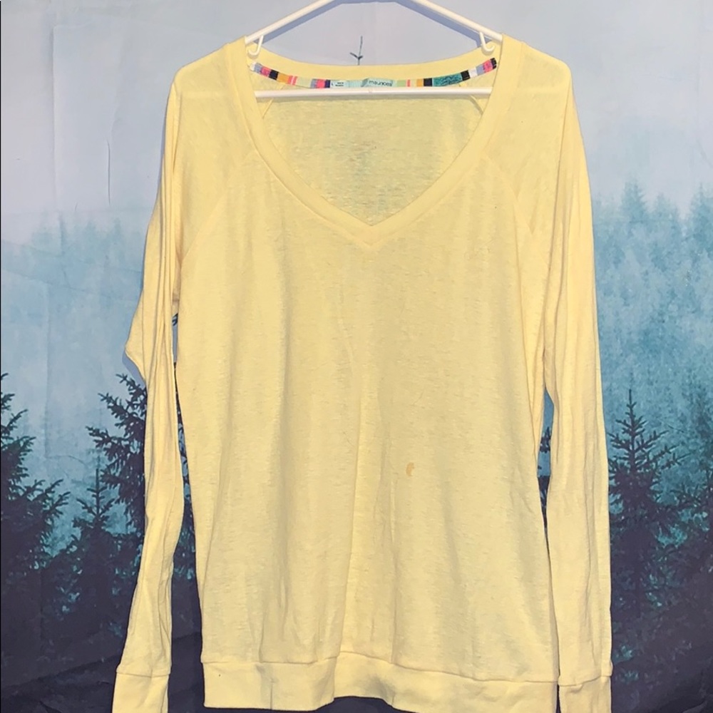 Women’s yellow long sleeve